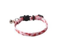 Collier pour chat avec nœud papillon britannique style gentleman avec clochette, taille réglable de 18 à 28 cm, coutures faites à la main, boucle de sécurité anti-étouffement (A09)
