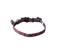 Collier pour chat avec nœud papillon britannique style gentleman avec clochette, taille réglable de 18 à 28 cm, coutures faites à la main, boucle de sécurité anti-étouffement (A13)