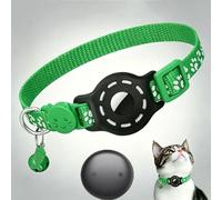 Collier Pour Chat Avec Traceur Intégré Compatible Apple Find My 18 à 33 cm Noir YONIS