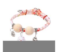 Collier pour Chat - Collier en Perles de cèdre pour Chat - Collier réglable pour Toute la journée - Esthétique pour la Photographie, l'entraînement, Les Voyages, la Marche, Les Vacances