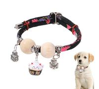 Collier pour Chat Domestique Collier avec Perle de Cèdre pour Jeune Chat