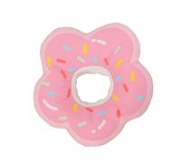 Collier pour chat Donut - Coton S M Tailles 28 x 28 x 6 cm 32 x 32 x 7 cm | Cône de chat | Collier de récupération protecteur doux en forme de fleur pour chats, évite qu'ils se léchent et se grattent