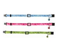 Collier pour chat en polyester avec impression graphique coloris aléatoires Multicolor G