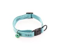 Collier pour chat frimousse nylon Martin Sellier Bleu 10x20/30 cm