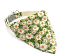 Collier pour Chat, Joli Collier Triangulaire pour Chiot, écharpe Bandana, Motif Floral, Collier réglable, Fournitures pour Animaux de Compagnie