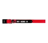 Collier pour chat My Home avec bande adresse - Rouge