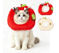 Collier pour chat, pomme réglable après opération, doux, récupération du chat, imperméable et léger, collier doux pour chat, pour la castration et la protection des plaies (M)