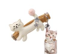Collier pour chaton avec clochettes, collier clochette pour chat, chat séparé en peluche | Fournitures de mode mignonnes, confortables et réglables pour animaux de compagnie pour chats, chatons,