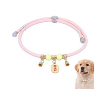 Collier pour Chaton, Collier Anti-tiques pour Chien, Collier pour Animaux de Compagnie de Protection Contre Les tiques avec Huile d' Naturelle et Cloche silencieuse, Collier réglable léger pour