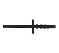 Collier pour cheval en caoutchouc Norton Club Oily Noir Poney