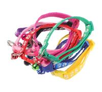 Collier pour Chien à Motifs Clochette, Lot de 8 en PVC PP | Présent Prêt à Offrir, Réglable pour Chien et Chat, Usage Extérieur et Sports Animaliers