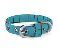 Collier pour chien amusant avec raquettes de tennis et balles de tennis - Collier réglable doux et confortable avec boucle en métal pour animal domestique de petite et moyenne taille