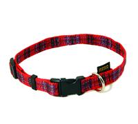 Collier pour chien Arka Haok Plaid Rouge 32-52 cm