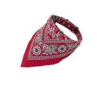 Collier pour chien avec bandana Nobby Pet Rouge L/XL