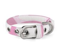 Collier pour chien avec boule de Noël rose réglable doux et confortable avec boucle en métal pour animal domestique de petite et moyenne taille