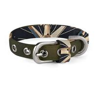 Collier pour chien avec boussole nautique réglable, doux et confortable avec boucle en métal pour animal domestique de petite et moyenne taille