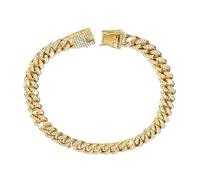 Collier pour Chien avec chaîne dorée - Lien en métal de 24 cm, Bijoux en Strass pour Chiot, Collier de pour Animal de Compagnie, Collier Ras du Cou Fantaisie Scintillant pour Chaton
