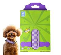 Collier pour Chien avec lumière - Lumières Brillantes pour Marcher la Nuit, équipement réglable pour Animaux de Compagnie dans l'obscurité