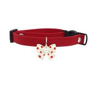 Collier pour chien avec nœud papillon - Collier anti-mouches réglable pour animal de compagnie - Col en coton confortable avec nœud d'arc - Colliers élégants pour chiens de petite et grande taille