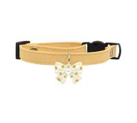 Collier pour chien avec nœud papillon - Collier anti-mouches réglable pour animal de compagnie - Col en coton confortable avec nœud d'arc - Colliers élégants pour chiens de petite et grande taille