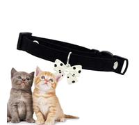 Collier pour chien avec nœud papillon, collier avec nœud papillon pour chiens | Collier pour chien réglable avec nœud - Collier pour chien doux, colliers pour chiots en coton pour petits chiens, anima