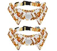 Collier pour chien avec nœud papillon - Collier de smoking formel réglable pour chien avec collier de chemise amovible - Collier pour petits animaux de compagnie, renard, ours, hérisson, forêt, faune