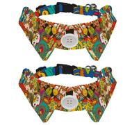 Collier pour chien avec nœud papillon, collier de smoking formel réglable pour chien avec collier de chemise amovible, colliers pour petits animaux de compagnie, animaux saints culturels indiens