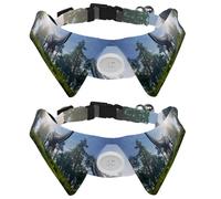 Collier pour chien avec nœud papillon, collier de smoking formel réglable pour chien avec collier de chemise amovible, collier pour petits animaux de compagnie, dinosaures, diplodocus, ptéranodons