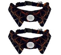Collier pour chien avec nœud papillon, collier de smoking formel réglable pour chien avec collier de chemise amovible, collier pour chat pour petits animaux de compagnie, requin d'attaque