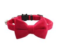 Collier pour chien avec nœud papillon et sonnette, charmants décoratifs Collier pour chien et chat pour maison, mariage, photographie, voyage et promenade