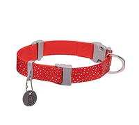 Ruffwear Confluence Collier Pour Chien Rouge Imperméable Réglable Réfléchissant