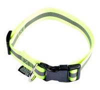Collier Pour Chien "Bande Réfléchissante" 70cm Jaune Jaune G