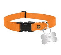 Collier pour chien Basic Dog - Tag Collar Alpha Industries - Orange XS