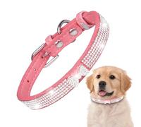 Collier pour chien brillant - Collier festif avec paillettes, station de fixation en laisse résistante de haute résistance, étui d'accessoires professionnels fiables, papeterie, bouclier Glamour
