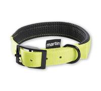 Collier pour chien confortable nylon classique Martin Sellier S Vert 16/35 cm