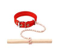 Collier pour chien - Correcteur de limiteur de vitesse avec barre et corde | Collier de dressage pour chiot - Pour extérieur, intérieur, maison, jardin, rue, promenade, parc