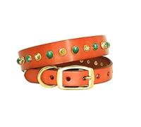 Collier pour Chien Diamant Diamant Strass Petit Chien Chat Collier véritable Colliers for Animaux de Compagnie Bijoux Princesse(Color2,S)