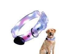 Collier pour Chien, éclairé,Collier de sécurité pour la lumière Rechargeable | Collier Clignotant pour la Nuit