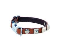 Collier pour chien en cuir Alter Ego Chic Marron 2XS
