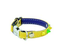 Collier pour chien en cuir Alter Ego Color Jaune XS