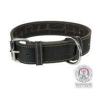 Collier pour chien en cuir ciré et vieilli Heartbeat Trixie Noir L