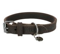 Collier pour chien en cuir ciré et vieilli Trixie Marron XS/S