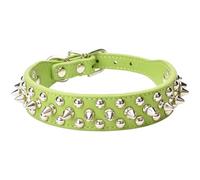 Collier pour Chien en Cuir Clouté à Pointes,Chat Colliers Bullet Nail Rivet