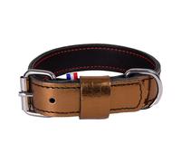 Collier pour chien en cuir Martin Sellier Dakota Doré 25/45 cm