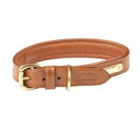 Collier pour chien en cuir rembourré Weatherbeeta Marron L