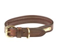 Collier pour chien en cuir rembourré Weatherbeeta Marron S