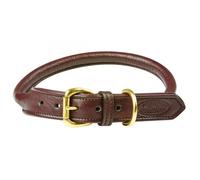 Collier pour chien en cuir roulé Weatherbeeta Marron XS