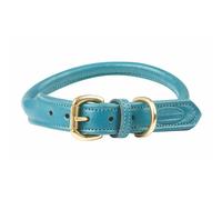 Collier pour chien en cuir roulé Weatherbeeta Vert L