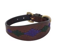 Collier pour chien en cuir Weatherbeeta Lurcher Polo Marron XS