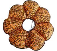 Collier pour Chien en Forme de Tournesol Souple pour Protection de la tête, Collier de Bain, Orange, XS